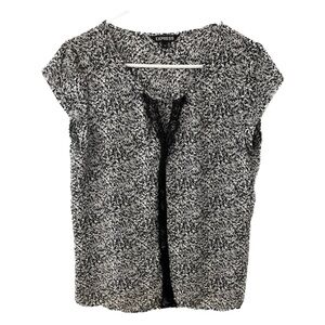Express Black & White Blouse